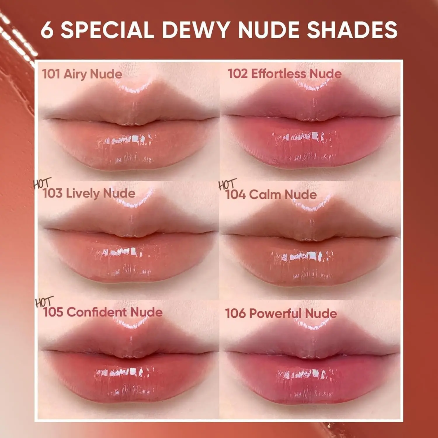 Stay Shine Lipstick,Nourishing with Salmon Dna Serum&80% Rose Collagen Essence,Dual-Layer Color Lock, Transfer-Resistant,Long Wear,Nude Color(101 Airy Nude)