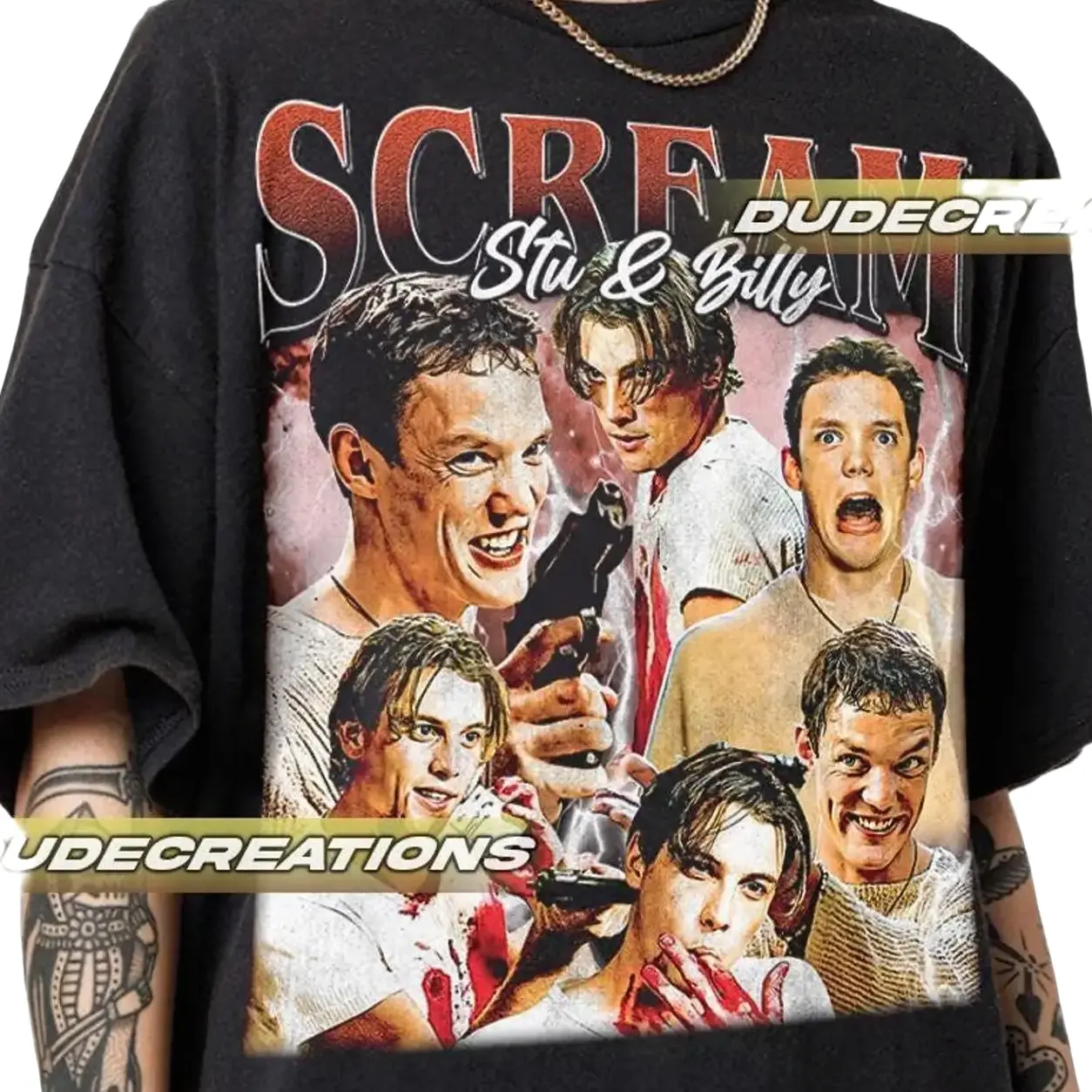 Limited Stu Macher and Billy Loomis Vintage T-Shirt, Scream Movie Shirt, Halloween Shirt, Horror Movie Shirt, Gift For Woman and Man Unisex T-Shirt