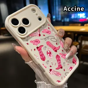 Cowboy Chic Pattern Phone Case for iphone 17 Pro Max 16 Plus 15 14 13 12 11 XR Air E Matte TPU Drop-Proof Rugged Durable Soft Bumper Cover Gift for Boy