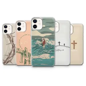 Holy Cross Christian Phone Case – Jesus Faith Christianity Religious Cover for iPhone & Samsung Galaxy, Minimalist Catholic Gift Compatible with iPhone 11, 12, 13, 14, 15, 16, 17 & more – check our available sizes.