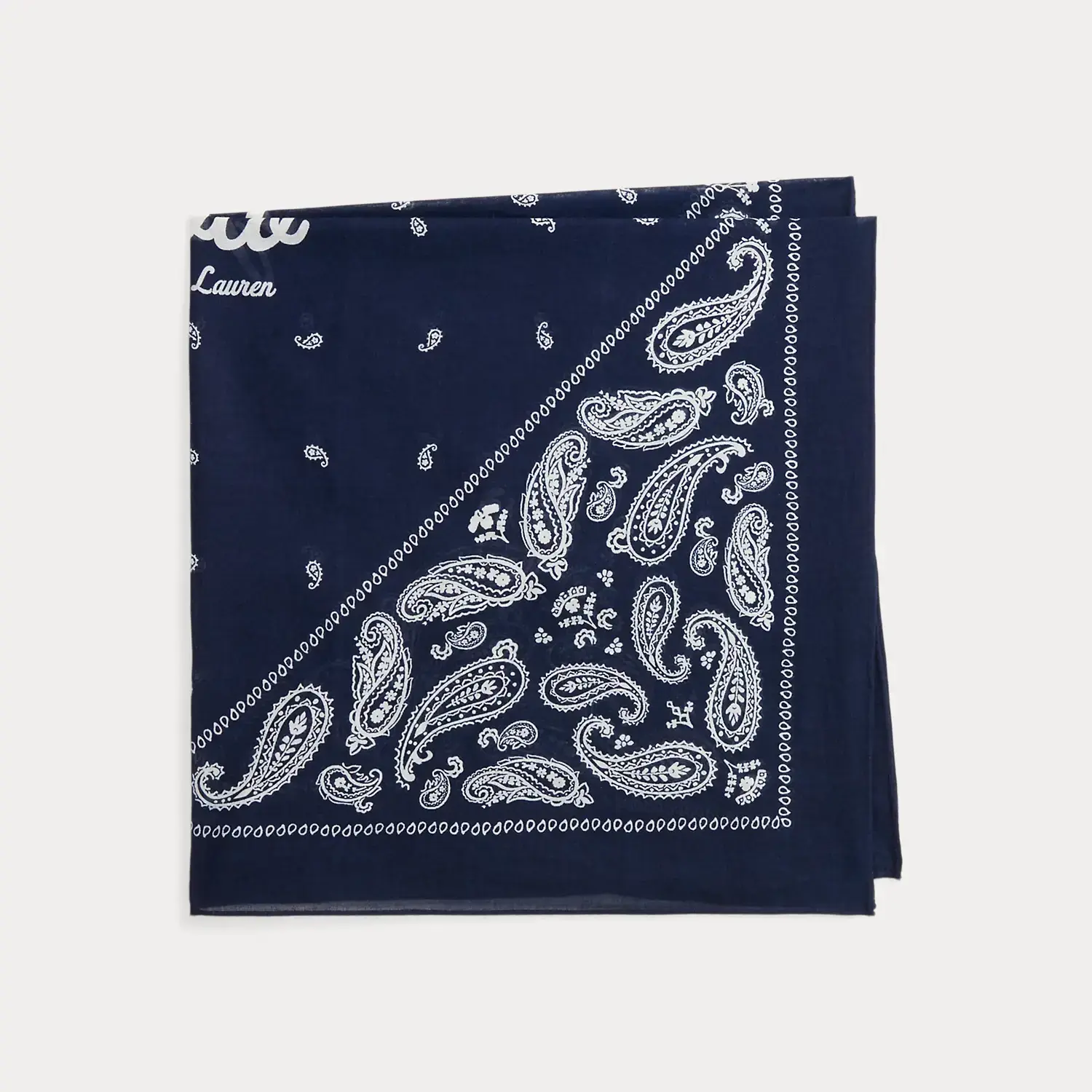 Polo Ralph Lauren - Logo Paisley Cotton Bandanna Polo Ralph Lauren - Logo Paisley Cotton Bandanna