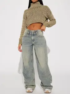 Artesia Tinted Baggy Non Stretch Jeans - Light Wash