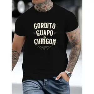 Summer t Shirts Chubby, Handsome and Awesome - Funny Mexican T-Shirt