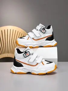 Sporty Casual Shoes, Comfortable Walking Running Sneakers, Durable Design for Active Kids, PU Leather Upper, Eva Sole, Athletic Sneaker Footwear