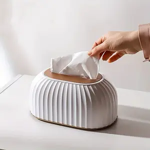 1pc of Stylish European-Style Tissue Box Holder - Versatile, Height-Adjustable for Living Room And Dining Table - Nordic Remote Control Storage Organizer