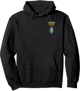 US Special Forces Classic Triple Tab Patch Design Pullover Hoodie