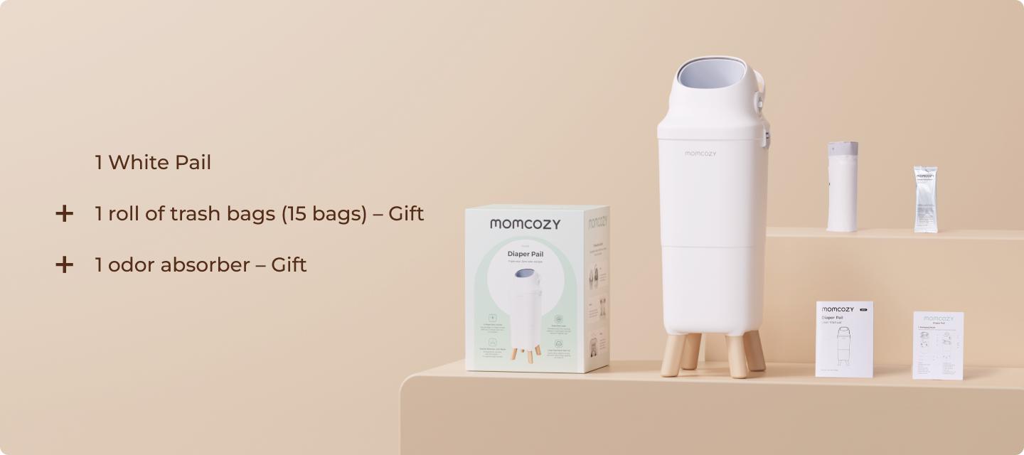 Diaper Pail – Odor-Locking Waste Disposal for the Modern Nursery Designed for parents navigating the daily realities of diaper changes, this diaper pail transforms how nurseries manage waste. DP01