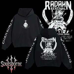 [Soulsborne Style] Vintage Radahn Festival - Elden Ring Unisex Hoodie, Soulsborne Gaming Apparel, Game Shirt, Video Game Clothes, Boy Merch, Gift For Him, Gift For Her, Soulslike Streetwear