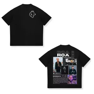 Rapper Roa New Album 2026 Tour Graphic T Shirt Men Women Fashion Tees Summer Hip Hop Oversized Short-sleeved Gothic T Shirts TE3