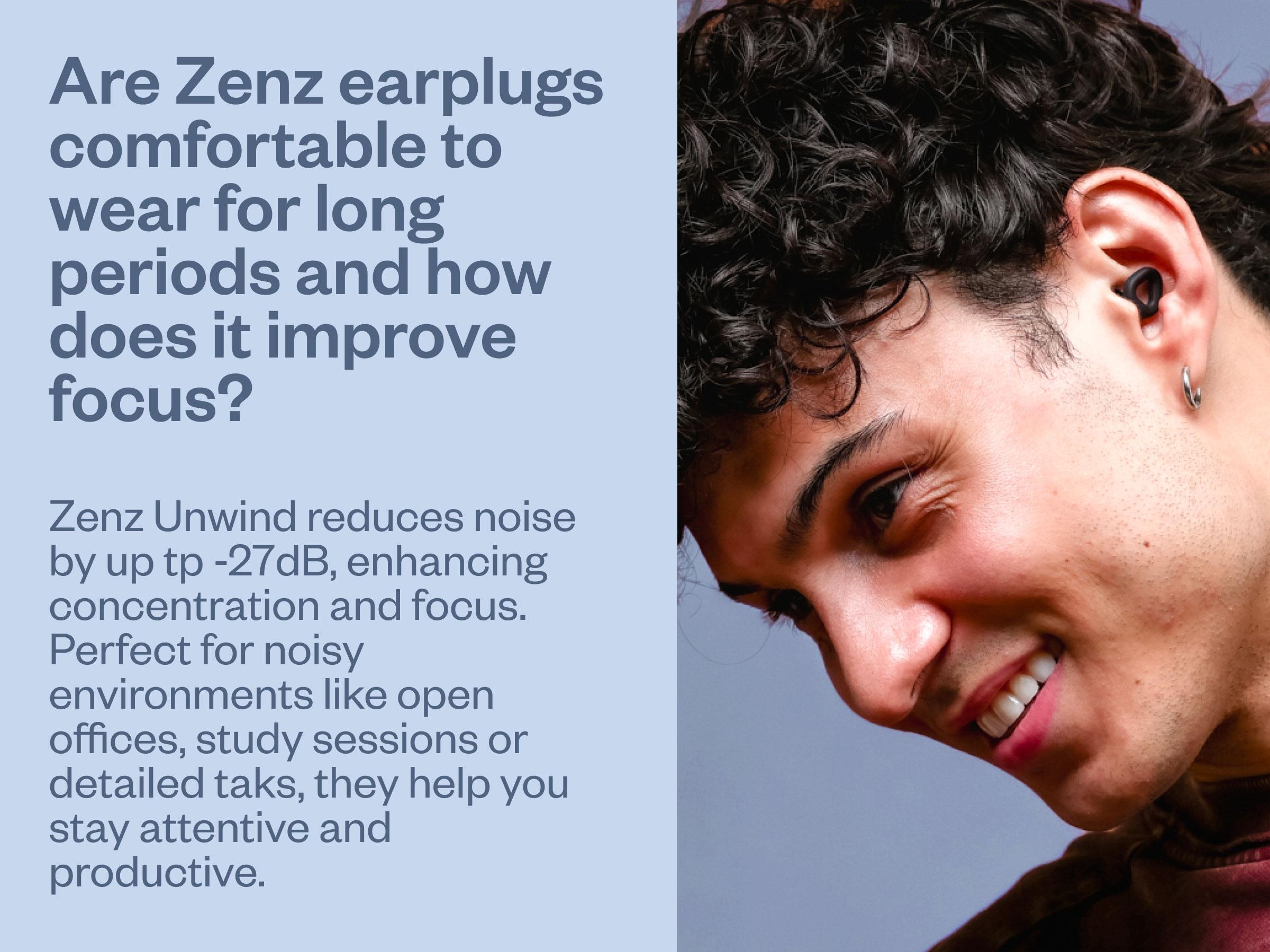 ZENZ Unwind Earplugs - Soft and Comfortable Design for Relaxation and Noise Reduction - Red ZENZ Unwind Earplugs - Soft and Comfortable Design for Relaxation and Noise Reduction - Red