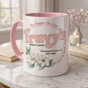The Bigger The Hair Closer To God Mug 11oz 15oz - 80s Nostalgia Beauty Salon Cup - Mother's Day Gift For Mom