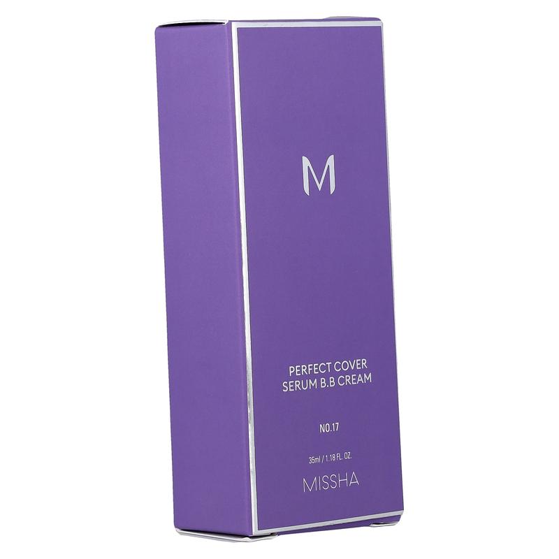 Missha Perfect Cover Serum B.B Cream, No. 17 Fair, 1.18 fl oz (35 ml)