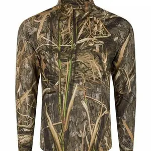 DRAKE EST Microlite Quarter Zip Pullover | Mossy Oak Shadow Grass Habitat DW1620