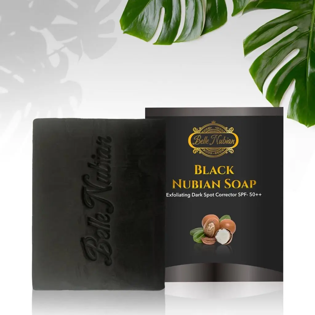 NEW NUBIAN BLACK SOAP with argan oil