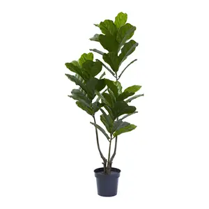65" Indoor/Outdoor Fiddle Leaf Tree by Nearly Natural