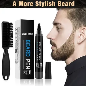 Men's Beard Filler Pen Set - Waterproof & Sweat-Resistant Long-Lasting Oil-Wax Base - Natural Finish - Easy Application Without Smudging - Perfect for Daily Use｜Men's Pen｜Eyebrow, Beard & Hair Filler｜Care Grooming Kit