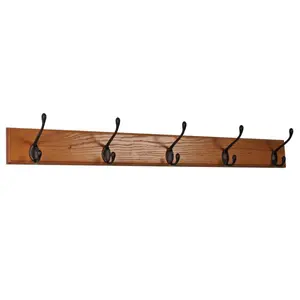 FixtureDisplays® 5 Hook Coat Rack 1040073-NF