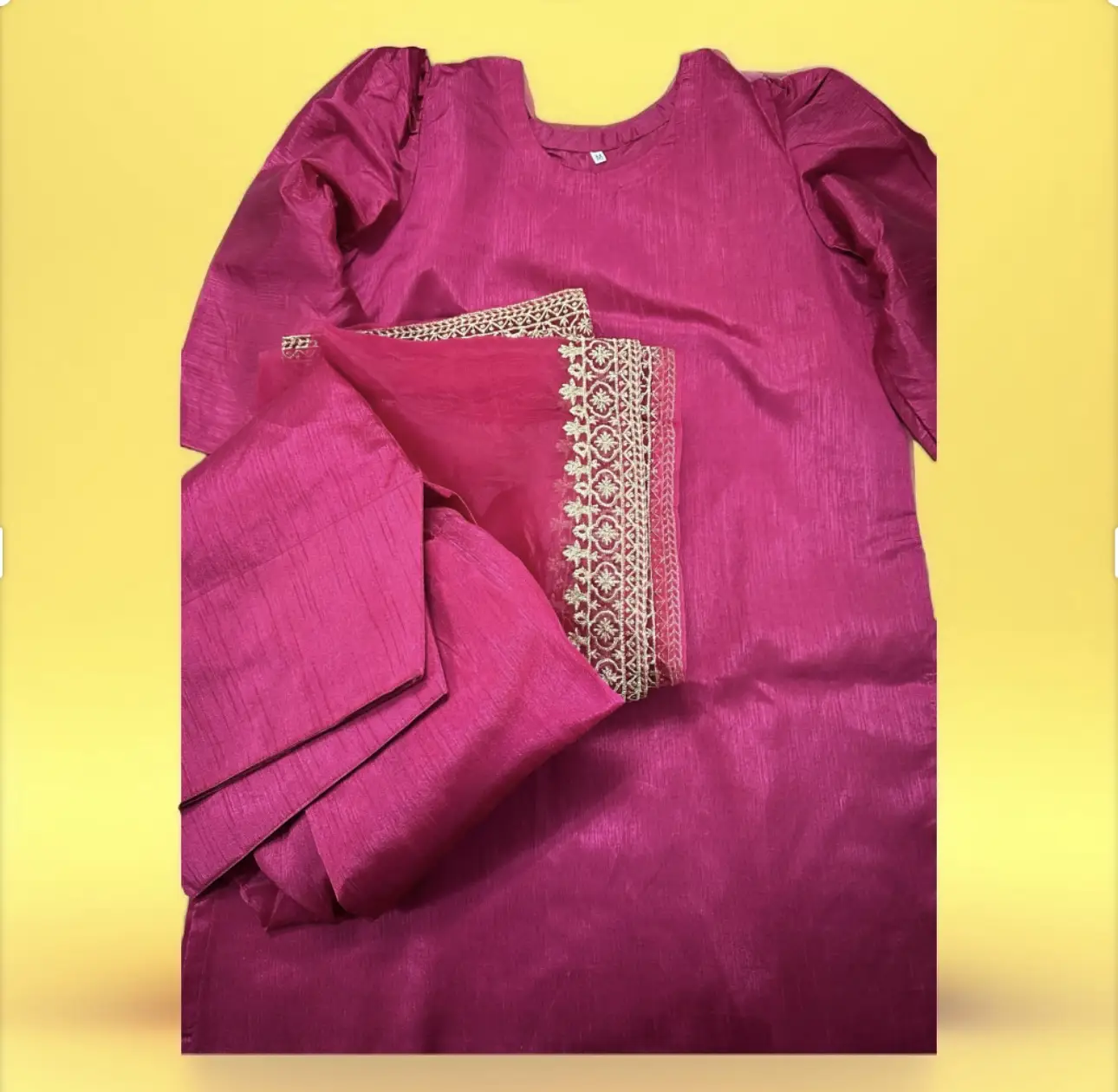 Farshi shalwar with organza dupata > Farshi shalwar 3 piece set