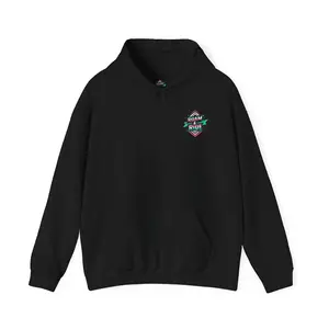 Roam & Ride Co. Teal Pink Logo - Unisex Heavy Blend Hoodie