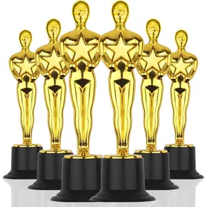 Award Trophies, Award Statues, Pack of 6 Mini Trophies, Plastic Trophy Award for Competition,Events, , Party Decorations,Award Ceremony and Appreciation