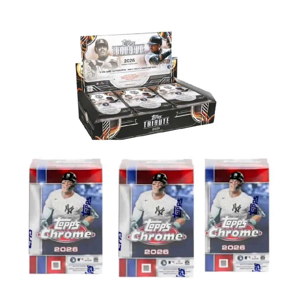 2026 TOPPS TRIBUTE 2026 TOPPS CHROME BLASTERS X 3