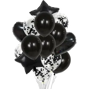 15pcs Heart Star Balloon Kit, Party Decoration for Birthday, Baby Shower, Wedding, Adult Kids Boys Girls, Latex Balloons Set