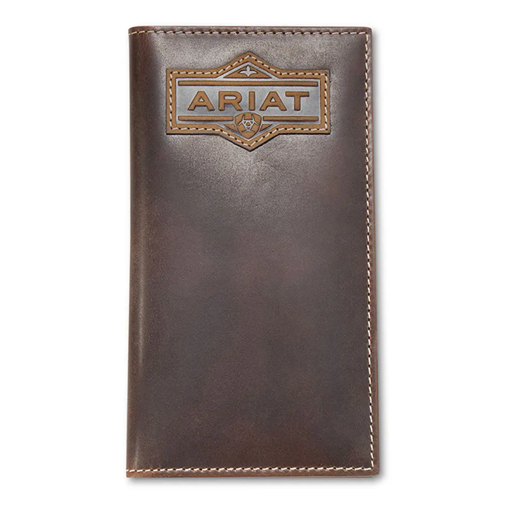 A3566302 Ariat Men's Rodeo Style Wallet Checkbook Cover