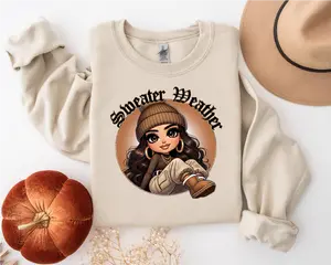 Sweater weather beige cotton crew neck Sweater weather beige cotton crew neck