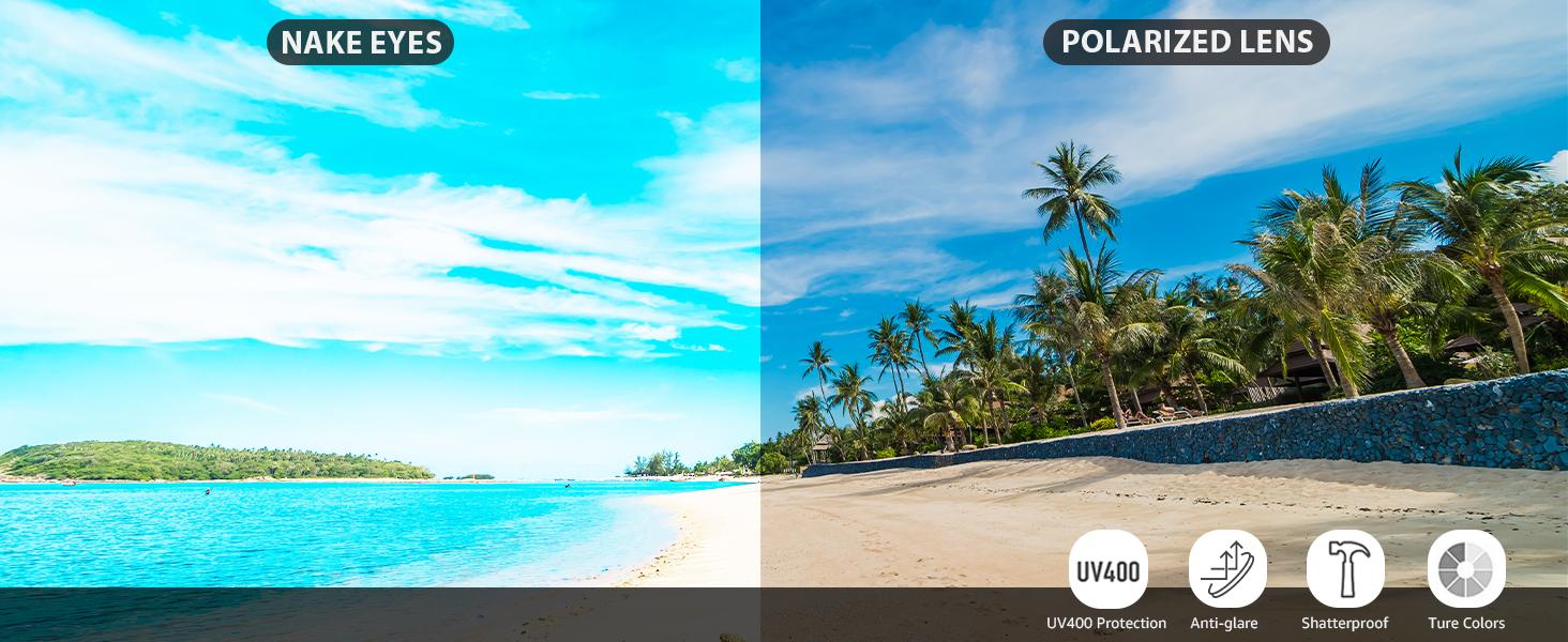 FitOver Sunglasses Over Prescription Glasses for Women Men Polarized Fit Over Shade with UV Protection SG3092