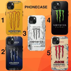 Energy Drink Monster Phone case, White Monster