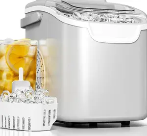 Antarctic Star Ice Makers Countertop with Handle - grey
