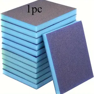 Sanding Sponges Wet And Dry Dual-use, Coarse And Fine Sanding Blocks - 60/80/100/120/180/240 Grits 6 Different Specifications, Washable And Reusable