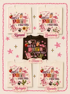 She’s a Para I Can Tell Shirt, Western Paraeducator Tee, Paraprofessional Gift, Teacher Aide Shirt, School Staff Comfort Colors Tee