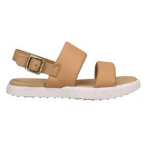 Sorel Womens Ona Streetworks Go-To Flat Casual Sandals Casual Low Heel 1-2" - Beige