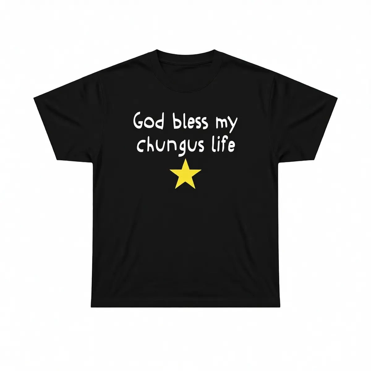 God Bless My Chungus Life Tshirt, 100% Cotton Funny Meme Shirt