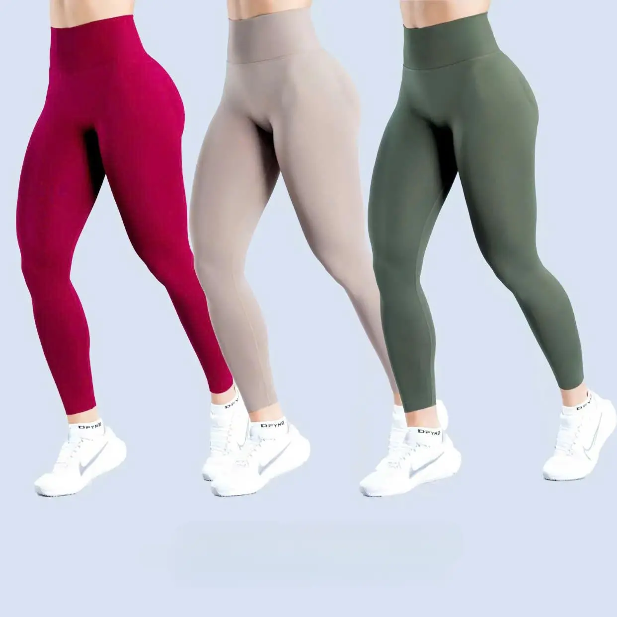 (Free Shipping) Women's Dynamic Seamless Gym Leggings - Ribbed Low-Waist, High-Stretch, Breathable Athleisure Fitness Leggings for Womens Fitness, Compression-Type Sports Bottoms, Workout Outfit Inspo, Breathable Sporty Bottoms, Compression-Type Women's S