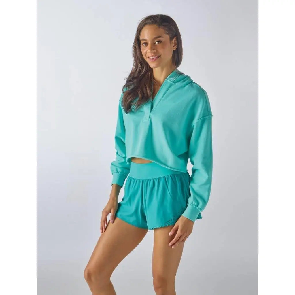 Simply Southern Scalloped Athletic Shorts