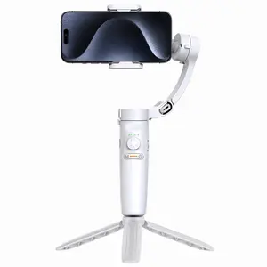 Phone Gimbal Stabilizer, Tiktok Selfie Stick, Smartphone Live Streaming Tracker, Ideal for Tiktok Video Shooting and Vlog Editing, Easy to Carry