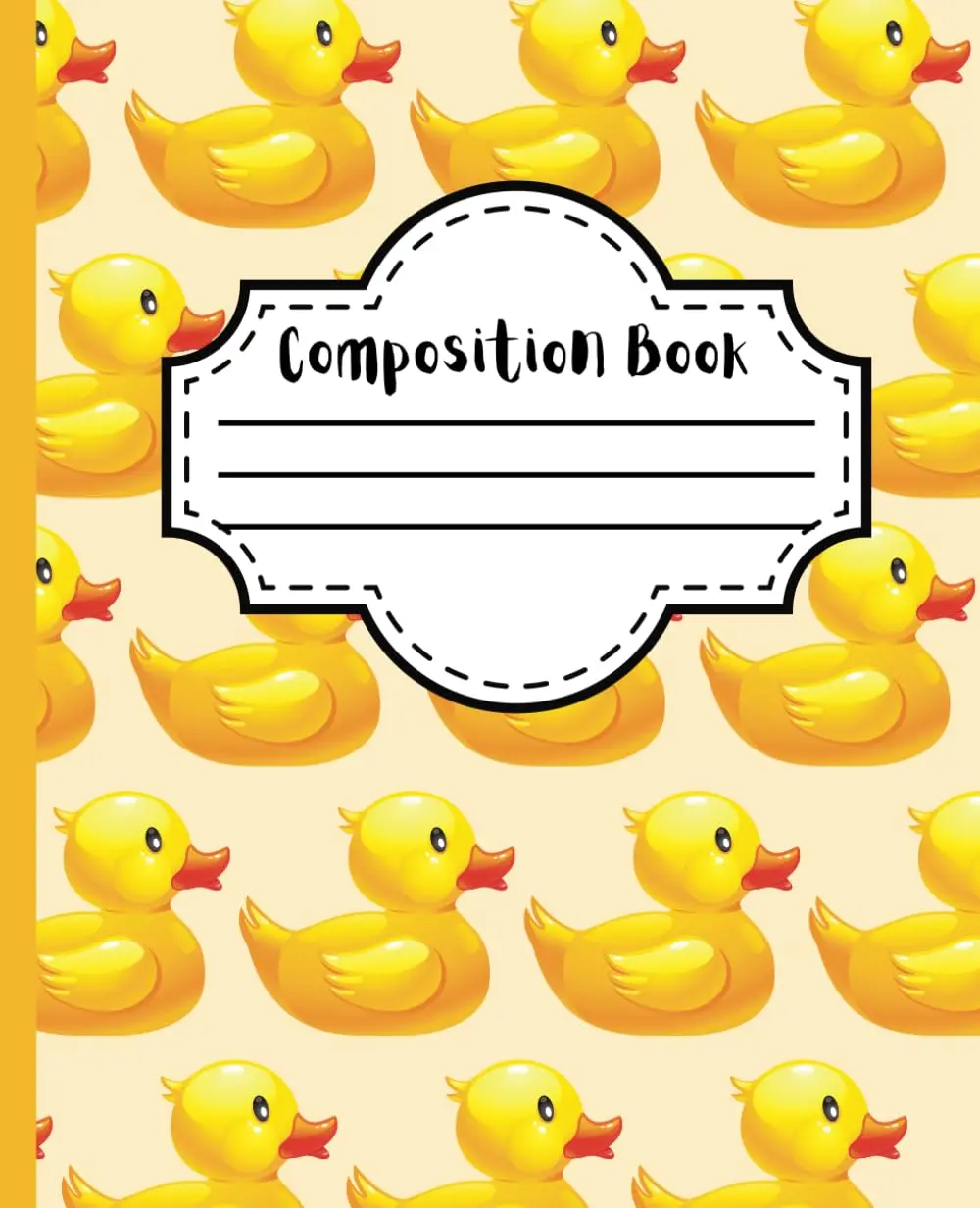 Rubber Ducky Theme Composition Notebook: Custom Notebook For Kids, Teens and Adults With A Fun Duck Twist!