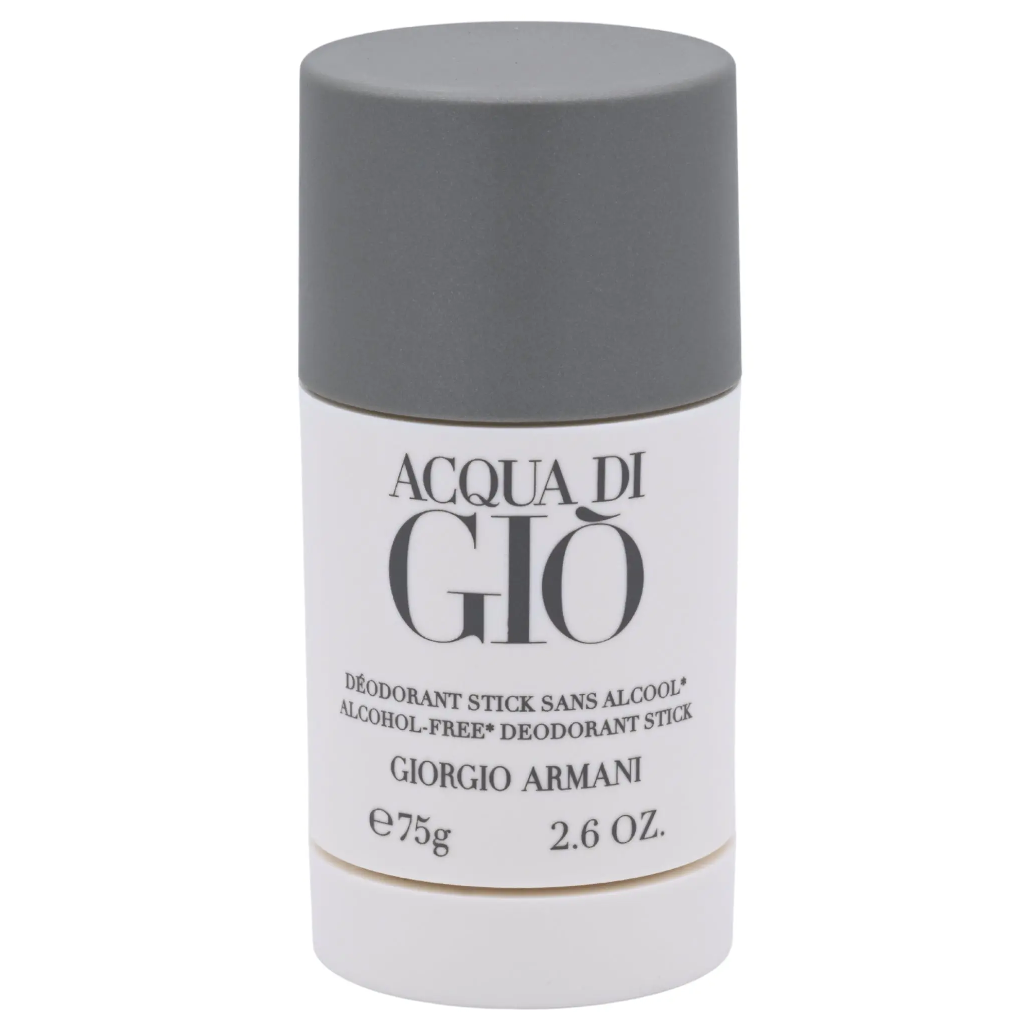 Giorgio Armani Acqua di Giò Solid Deodorant Stick for Men, Fresh Odor Control with Marine & Citrus Fragrance, 2.6 oz, Deodorant Personal Care