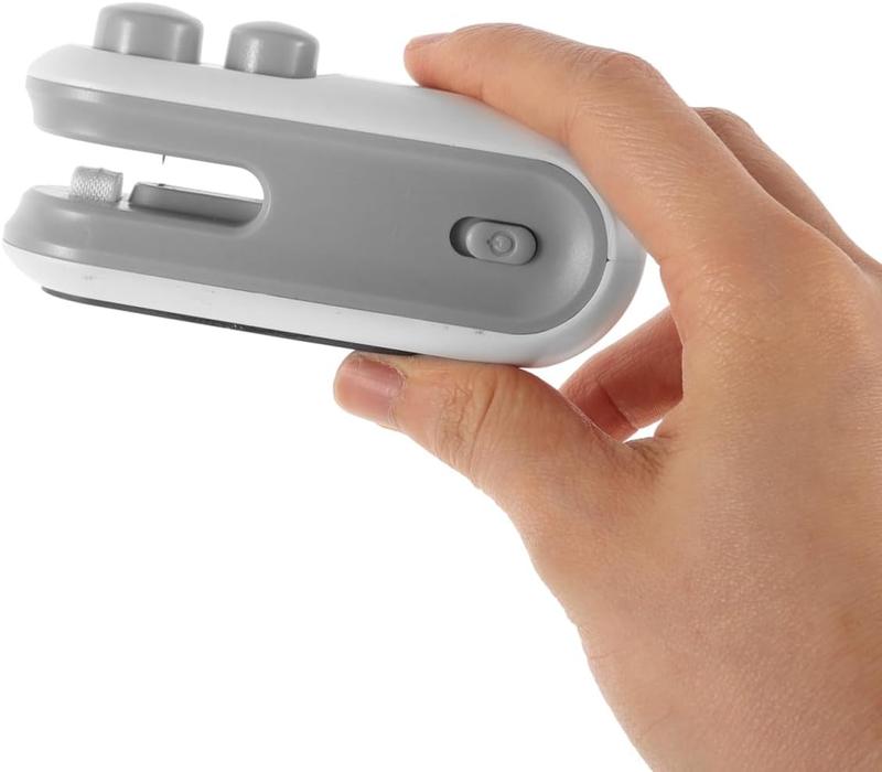 【Valentine's Day Essential Gift】Mini Handheld Vacuum Sealer USB Charging | 2-in-1 for Chips & Snack Bags,Must-Have Valentine’s Gift for Snack Lovers,Ideal Valentine’s Gift for Her/Him.