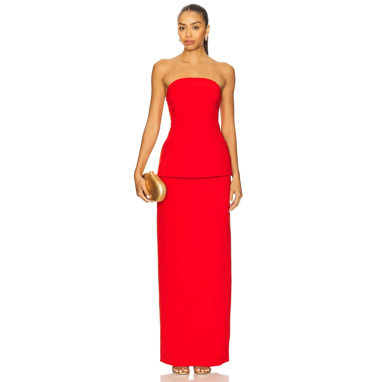 Lovers and Friends Violette Gown in Scarlet Red