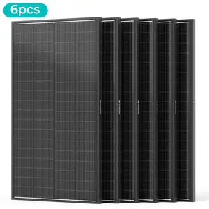 [SummerWins]1200W Solar Panel Kit, 6PCS 200W N-Type 16BB 12V Monocrystalline Solar Panels, 25.6% High Efficiency, IP68 Waterproof, 30-Year Lifespan for RV, Van, Marine & Off-Grid System