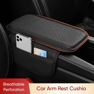 Car Armrest Pad Central Console Protector with Storage Bag, Anti-Scratch Car Armrest Box Cover, 1 Piece Set