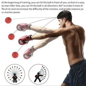 3-Piece Reflex Boxing Ball Set | Boost Reaction Speed & Hand-Eye Coordination | Fun Stress-Relief Training