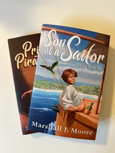 Son of a Sailor Set - Two Pirate Fantasy Paperback Books by Marshall J. Moore