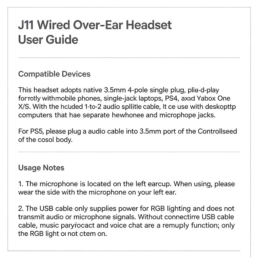 White RGB Luminous Wired Gaming Headset - 3.5mm Over Ear with Mic, 7.1 Surround Sound, Noise Cancelling Stereo, Gaming Equipment Compatible with PS4, PS5, PC, Xbox Series, Switch, Headset For Pc