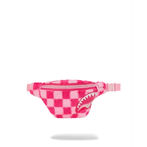 FURZILLA SHARK (PINK CHECK) SAVVY CROSSBODY