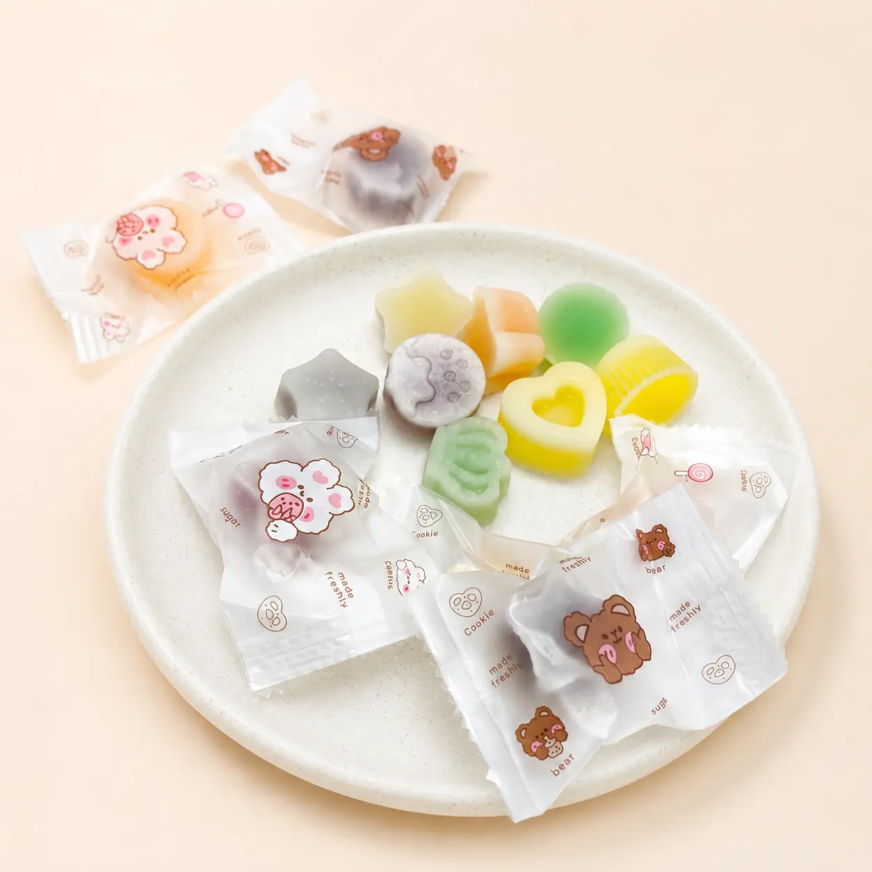 Ice Fruit Wax Bottle Candy, 3.5 oz Box, Refreshing Juice Filled Candy, Sweet Syrup Center Mini Candy Bottles, Childhood Memory Snack Gift for Families