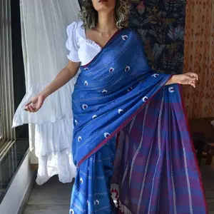 Hand loom saree hand made